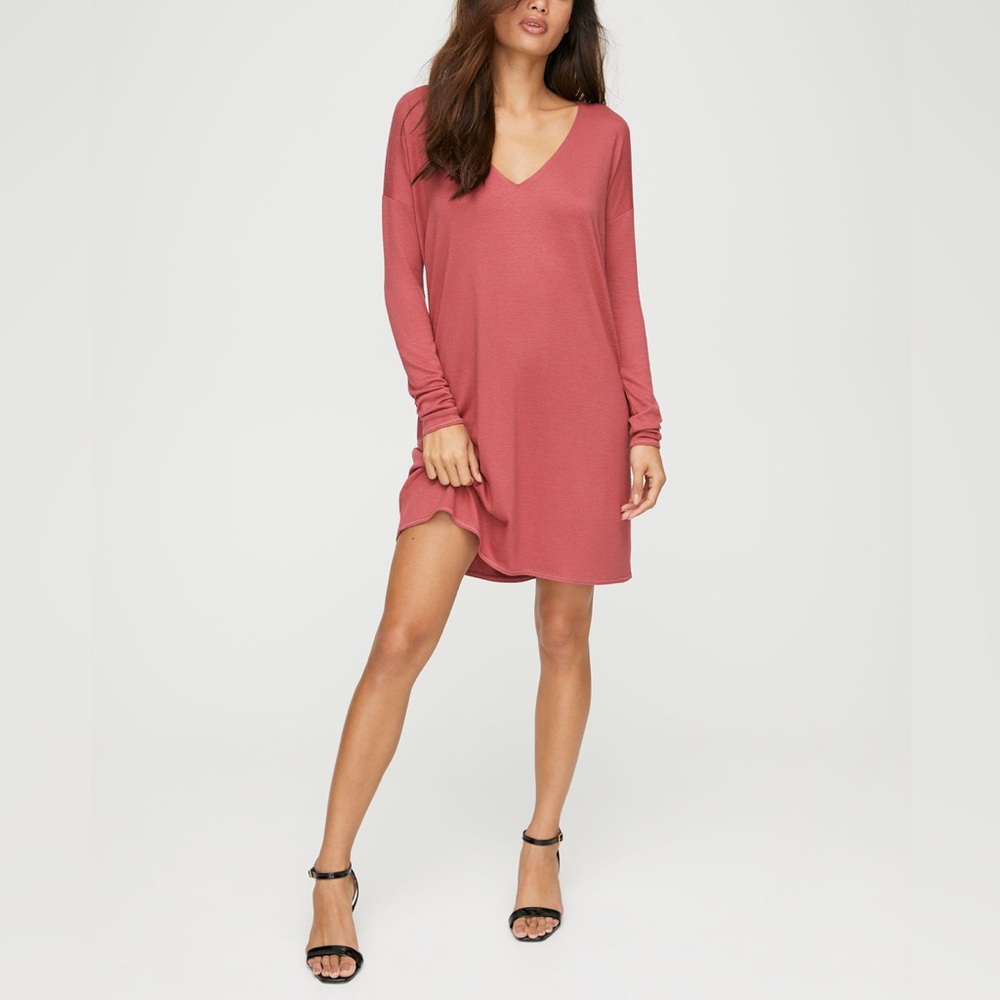Wilfred Gail Dress (in burgundy wine)